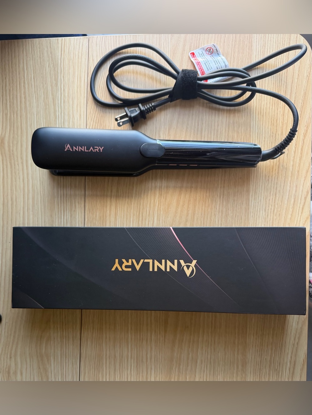 Annlary Black Hair Straightener Flat Iron